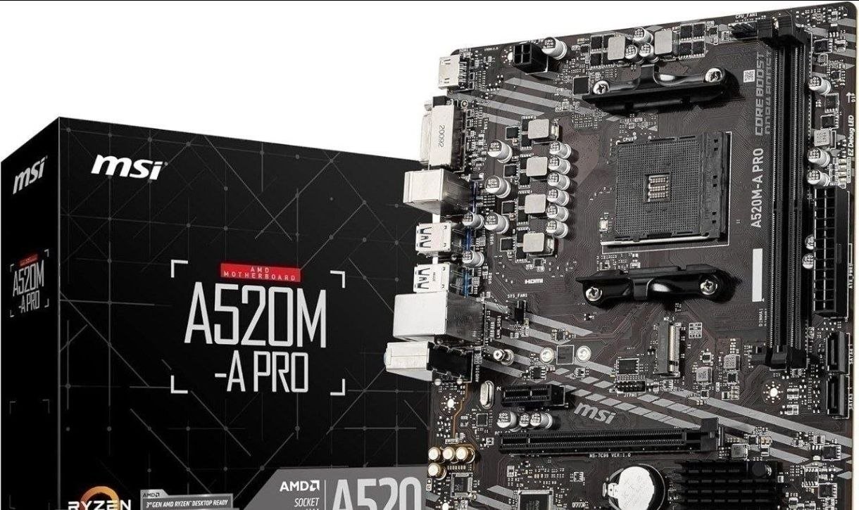 Placa Mãe MSI A520M-A PRO 🛒