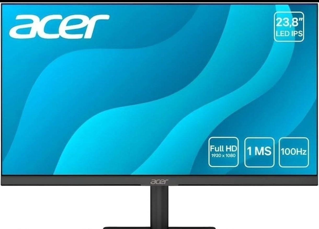 Monitor Acer mk241y 23.8" IPS Full HD 100hz 1ms HDMI/VGA Design Zero Frame 🛒