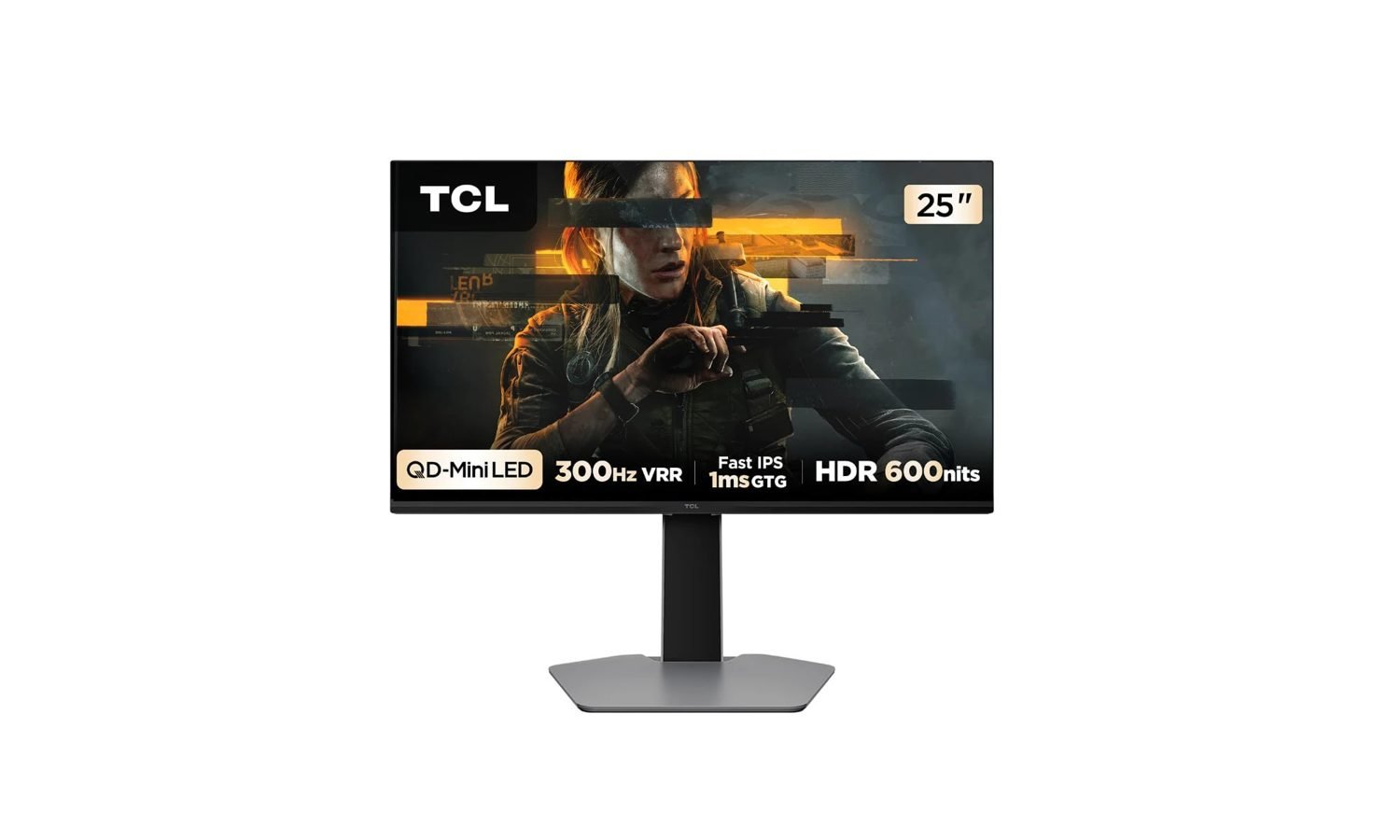 Monitor Gamer TCL 25 Polegadas QLED Mini LED Full HD G64 300Hz 1ms 🛒