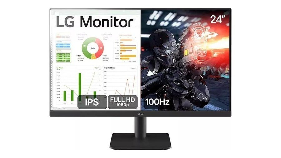Monitor LG Gamer 24" 100Hz 5ms Full HD 24MS500-B 🛒