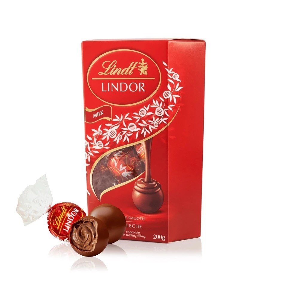 Caixa de Bombons Lindt Lindor ao Leite 200g 🍫