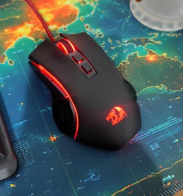 Mouse Gamer Redragon Griffin RGB 7200 DPI M607 🛒