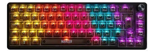 Teclado Mecanico Mancer Black Ghost V2 Preto Português Brasil 🛒