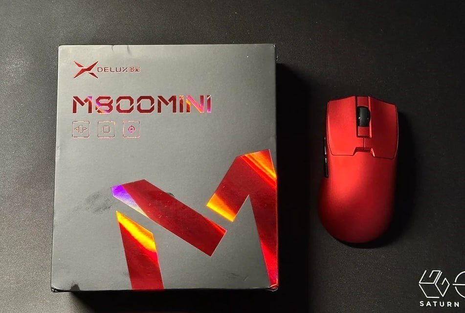 Mouse Delux M800 mini Sem Fio PAW3311 🛒
