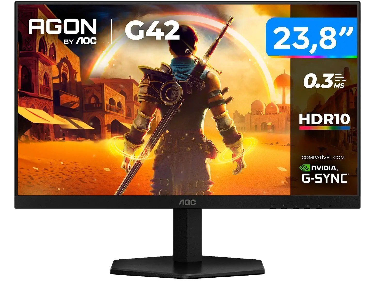 Monitor Gamer AOC AGON G42 24" 200Hz 0,3ms IPS 🛒