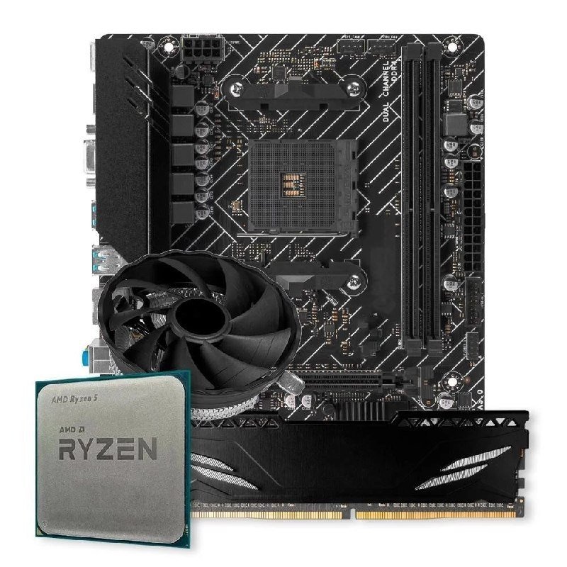 Kit Upgrade Gamer AMD Ryzen 5 5500, AM4, 8GB DDR4 🖥️🎮