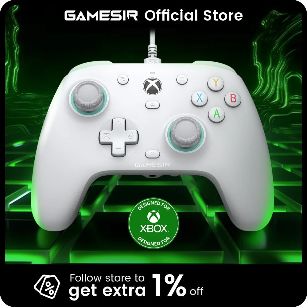Controle com fio GameSir G7 SE para Xbox com Hall Effect 🕹️