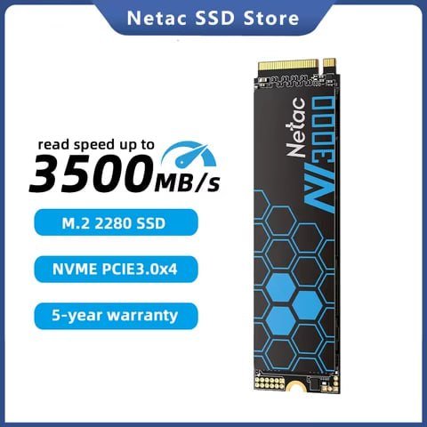 SSD NVME 3500 MB/S Netac NV3000 🛒