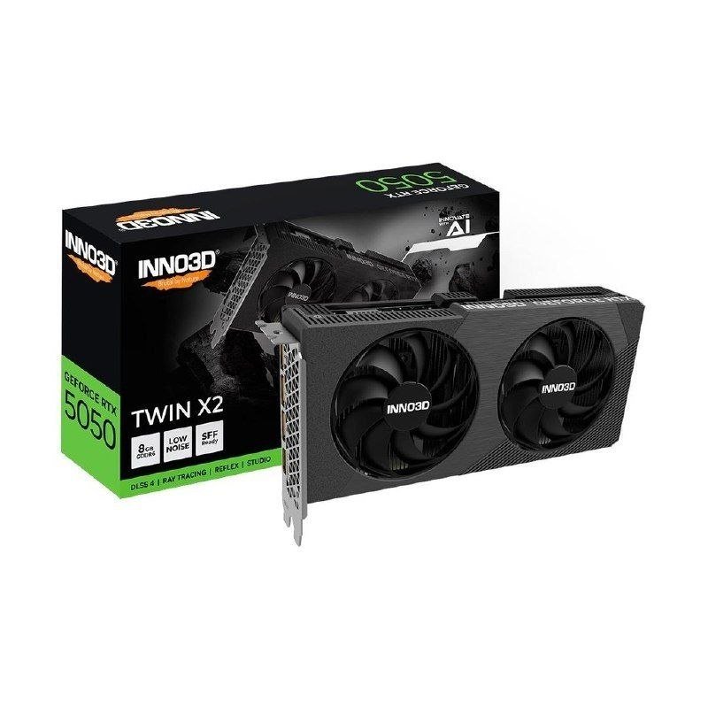 Placa de Vídeo Gpu Inno3d Geforce Rtx 5050 Twin X2 8gb 128bits