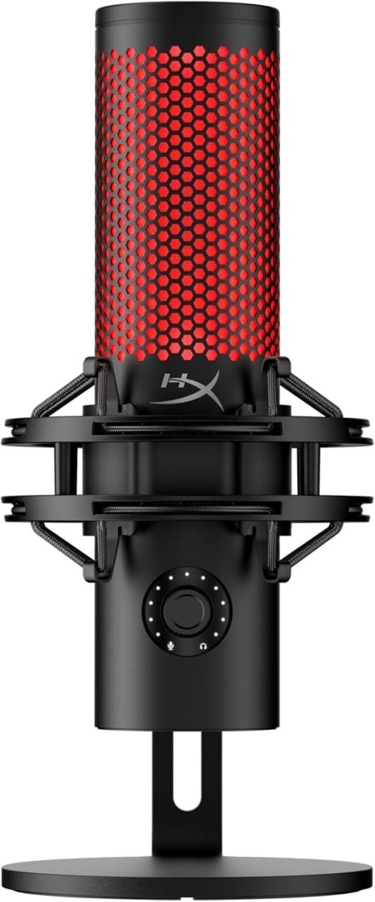 HyperX QuadCast 2 - Microfone USB Condensador - 4 Padrões Polares - Preto 🖤🎤