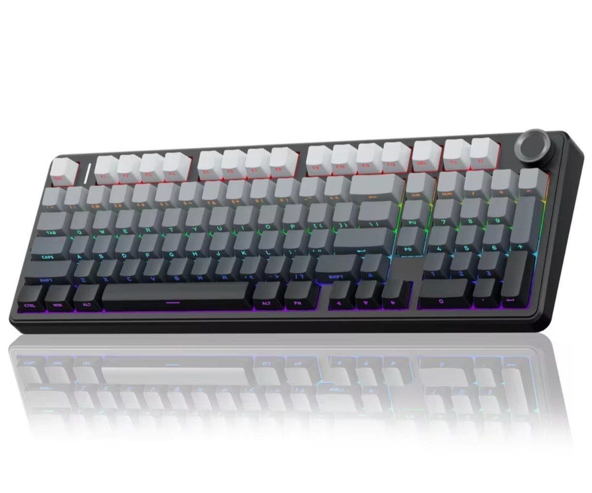 Teclado Mecânico AULA F99 Pro Tri-mode 8000mAh, Hot Swappable + Knob 🖥️