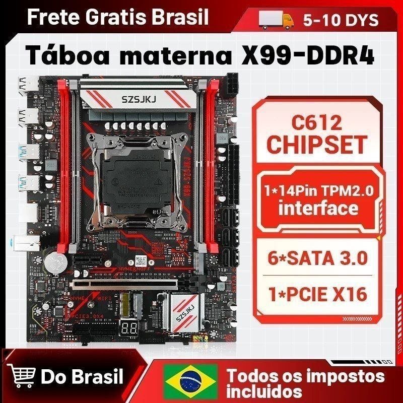 X99 V1.0 SZSJKJ Chipset C612 + Xeon 2680v4