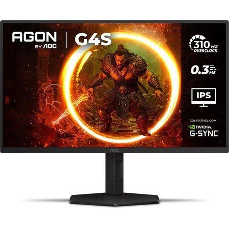 MONITOR GAMER AOC AGON G4S 24,5 310Hz 0.3ms HDR10 IPS Base Ajustável 🖥️🎮