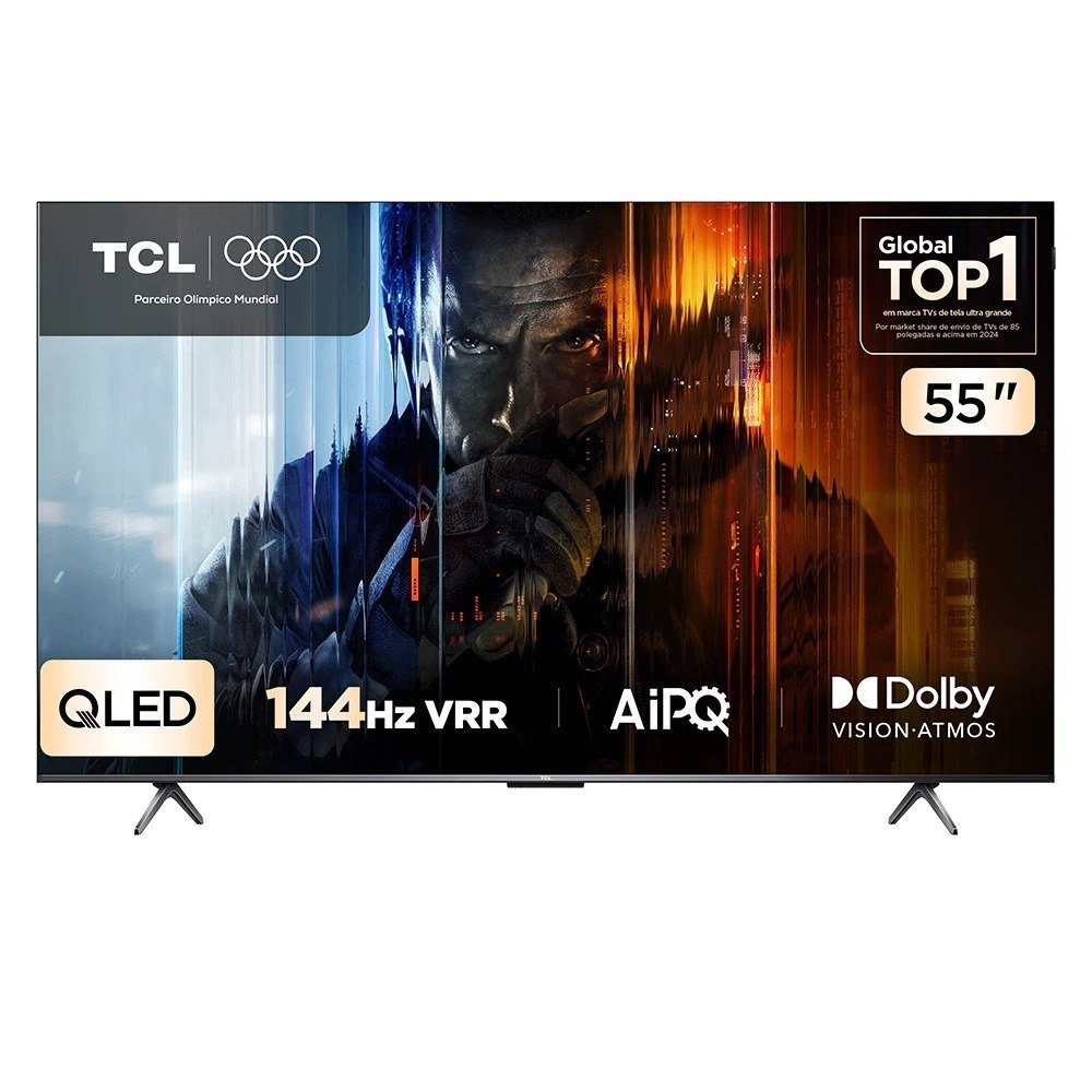 SMART TV TCL 55 POLEGADAS QLED 4K P8K 🛒