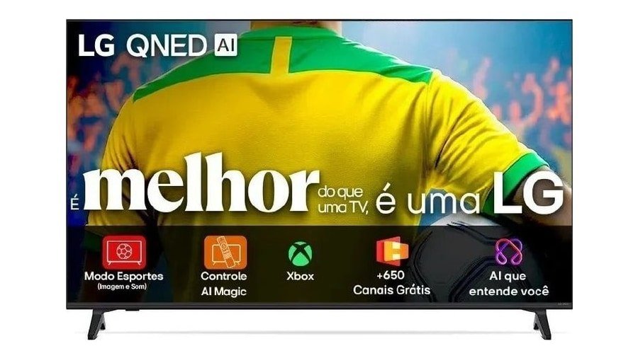 Smart TV 4K 75" LG QNED73 Portal de Games Processador AI α7 Ger8 4K 🛒