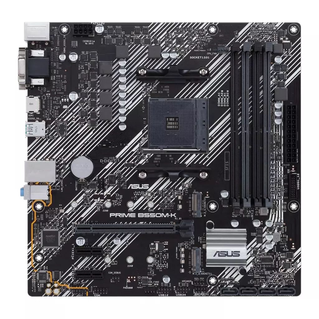 Placa Mãe Asus Prime B550M-K ARGB - 90MB1GC0-M0EAY0