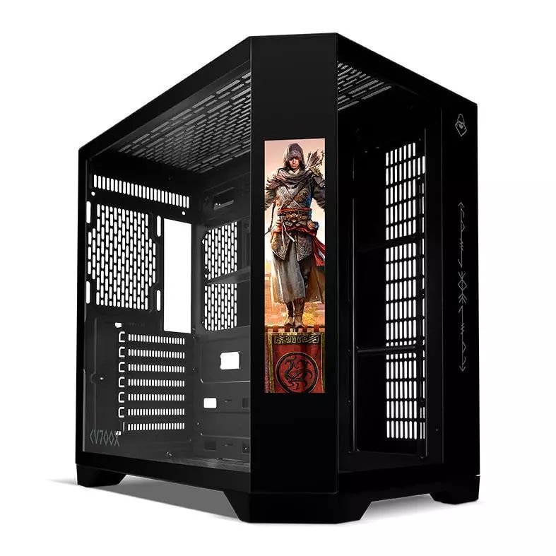 Gabinete Gamer Mancer CV700X, Mid-Tower, Com Tela LCD