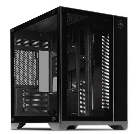 Gabinete Gamer Aquário Mancer CV100, Mid-Tower, Lateral De Vidro, Preto 🖥️