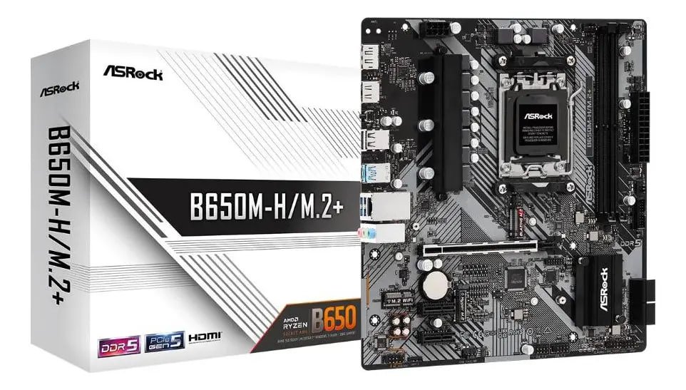 Placa Mãe Asrock B650M-H AM5 DDR5 🖥️