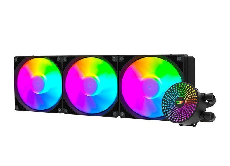 Water Cooler Aigo Darkflash DC360 Radiant, ARGB, 360mm, Preto, DC360BK 🛒