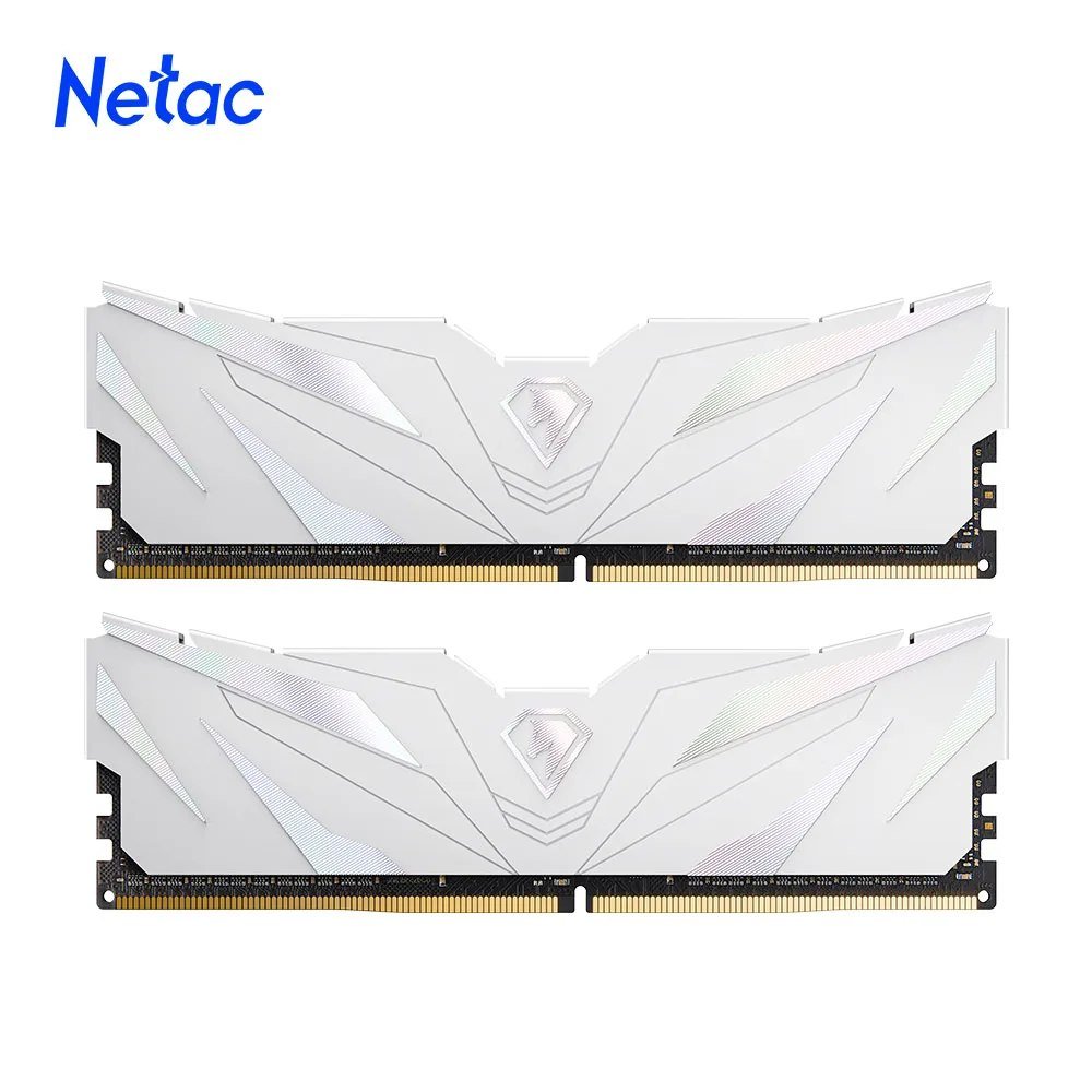 Memória Ram Netac 16GB (2x8GB) DDR4 3200MHz Branca 🔥🔥