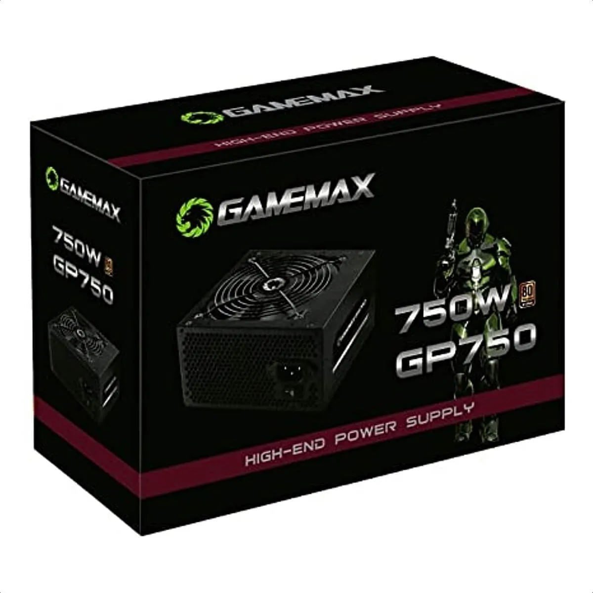 Fonte De Alimentação 750w Gp750 80 Plus Bronze Gamemax 🖥️⚡