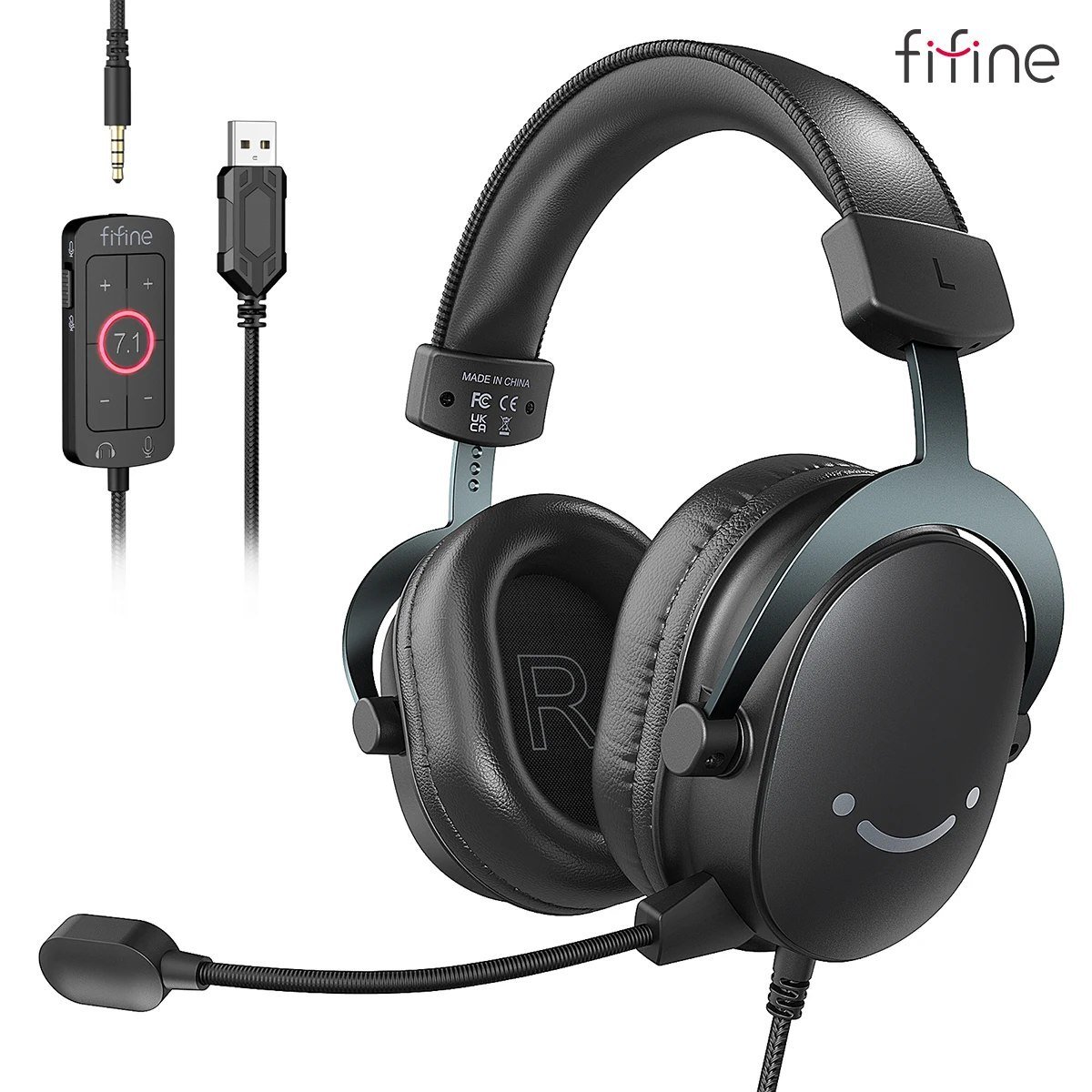 HEADSET GAMER FIFINE H9, SOM SURROUND 7.1 🎮