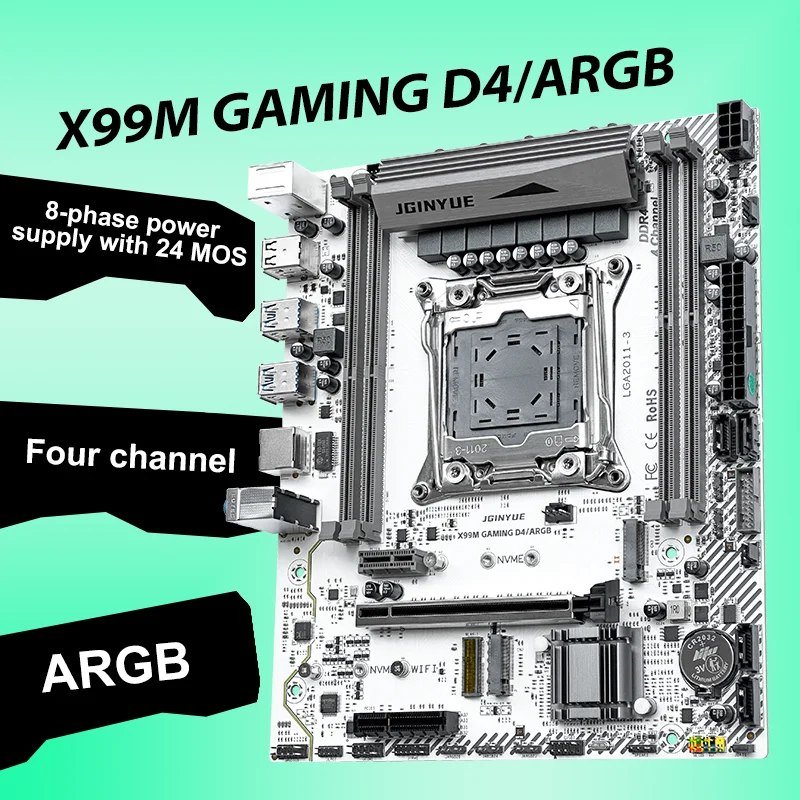 JGINYUE X99 GAMING D4 ARGB 🖥️🎮