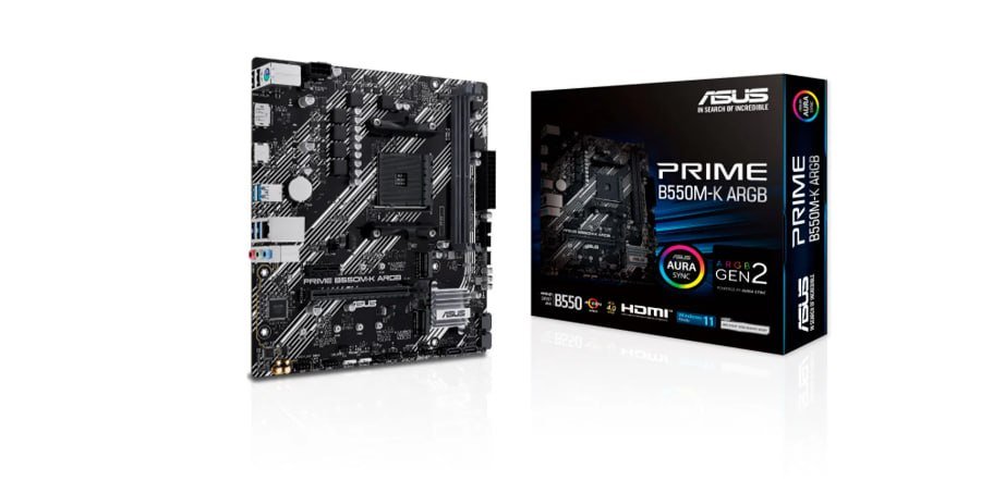 Placa Mãe Asus Prime B550M-K ARGB 🖥️