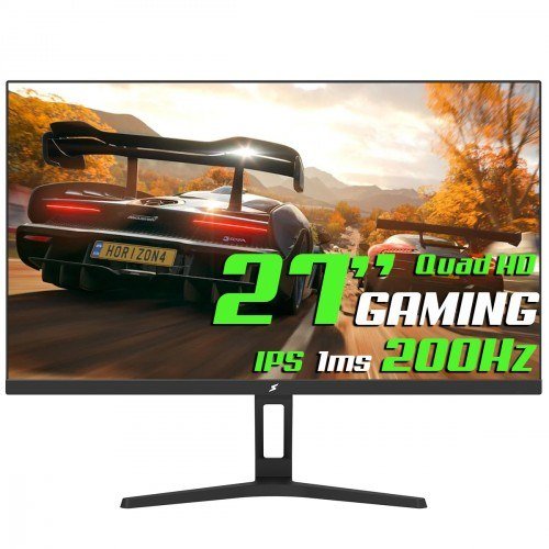 Monitor Gamer SuperFrame Ace, 27 Pol, Quad HD, IPS, 200Hz, 1ms, HDMI/DP, SF-MN-ACE27QSIFE1B 🖥️🎮