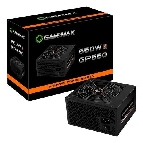 Fonte Alimentação Preta 650w Gamemax Gp650 🖥️