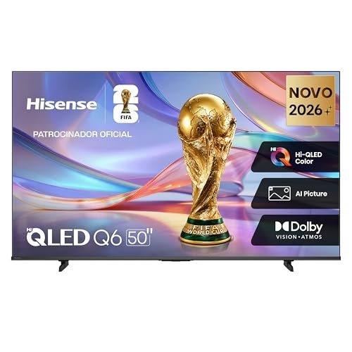 Smart TV QLED Hisense 4K 50" Polegadas 50Q6QVV