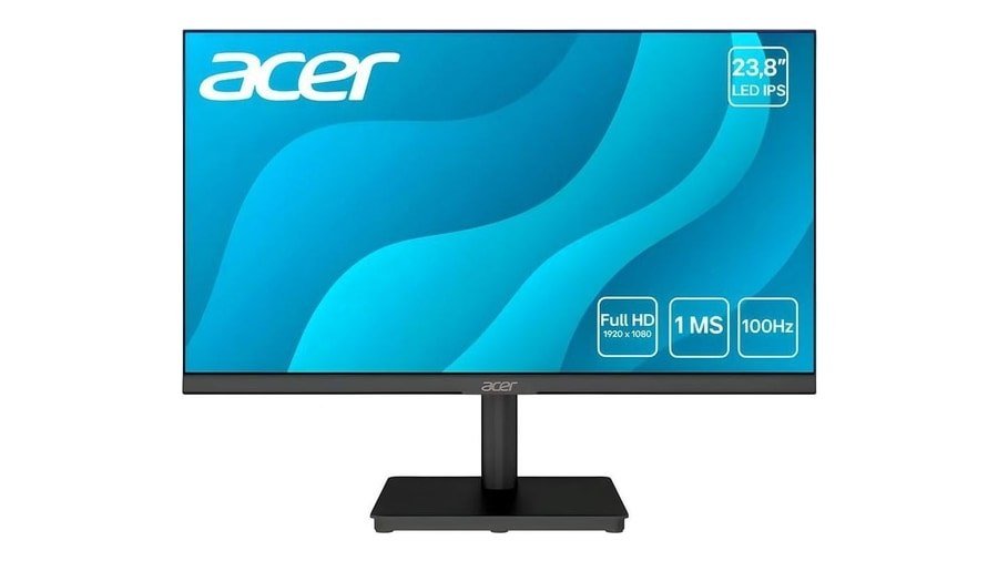 Monitor Gamer Acer LED IPS 23,8" Full HD HDMI VGA MK241Y Preto Bivolt 🖥️🎮