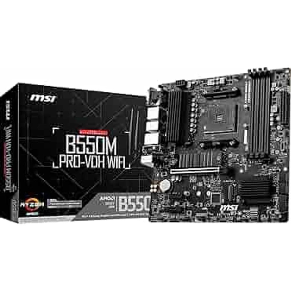 Placa Mãe MSI B550M PRO-VDH WIFI AM4/4xDDR4/HDMI/DisplayPort, VGA, M.2, USB 3.2 🔥