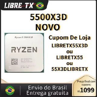 Processador LIBRETX Ryzen 5 5500X3D 🖥️