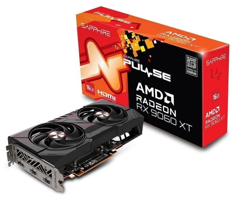 Placa de Vídeo SAPPHIRE RX 9060 XT PULSE AMD Radeon