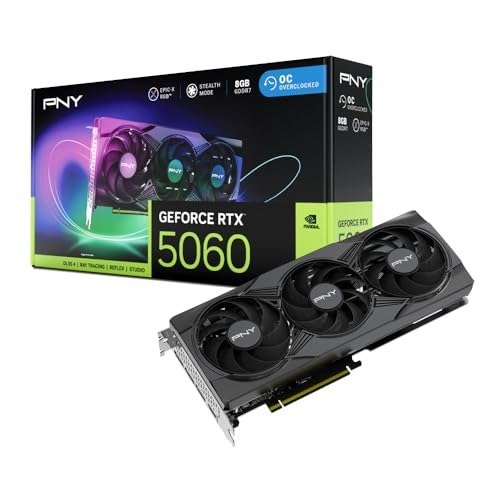 Placa PNY NVIDIA GeForce RTX 5060 8GB Epic-X ARGB OC