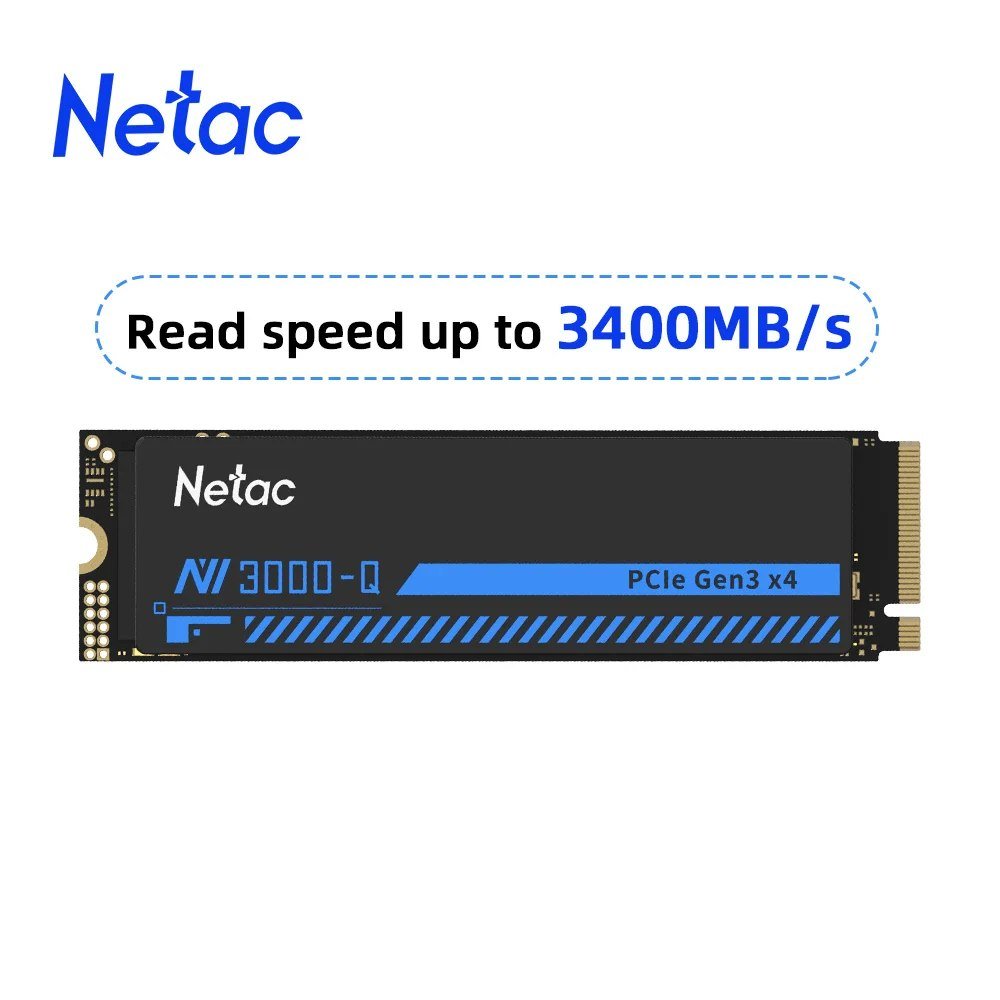 Netac ssd nvme m2 1TB m.2 2280 pcie3.0x4 para desktop portátil