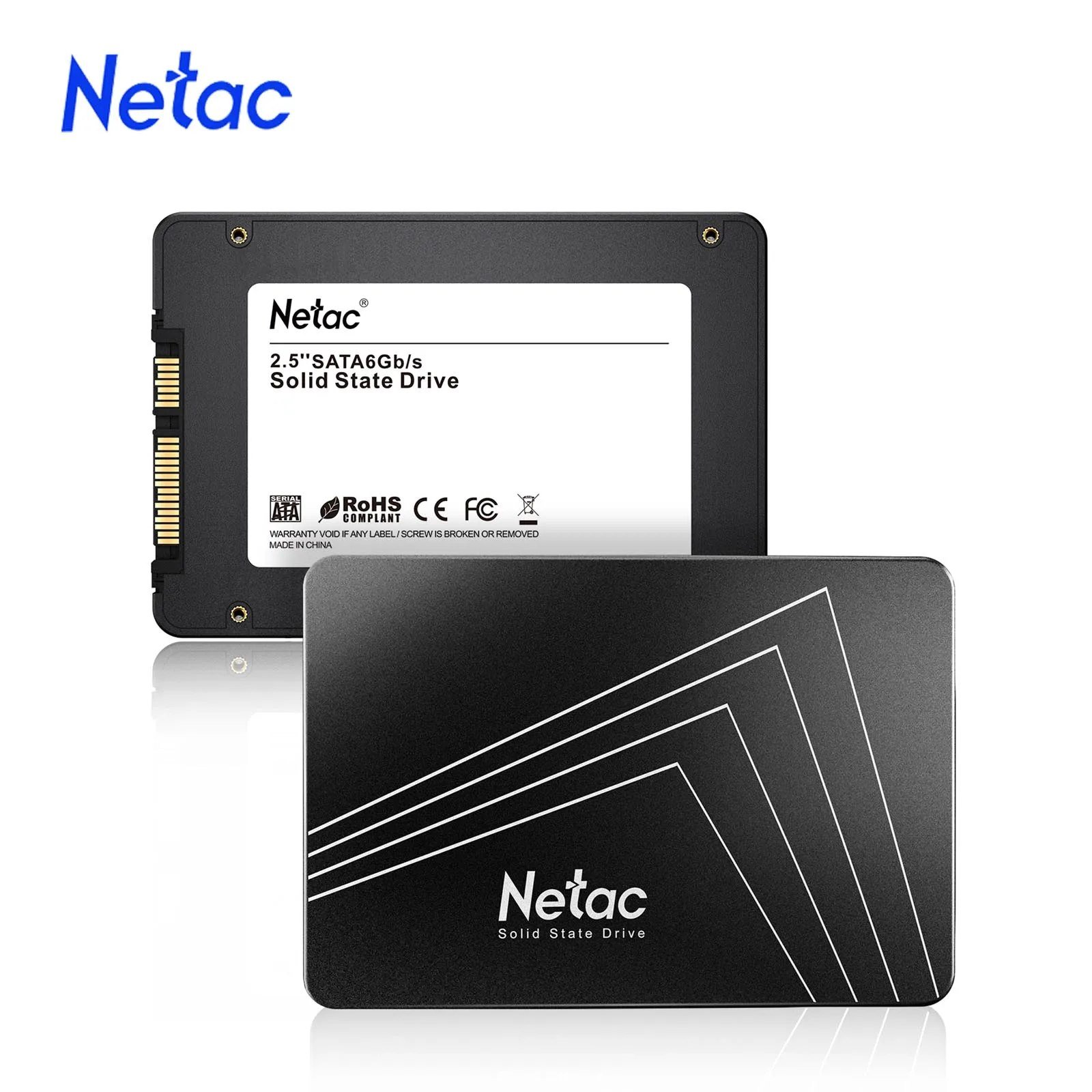 Netac 512GB SSD SATA 2.5 para desktop portátil
