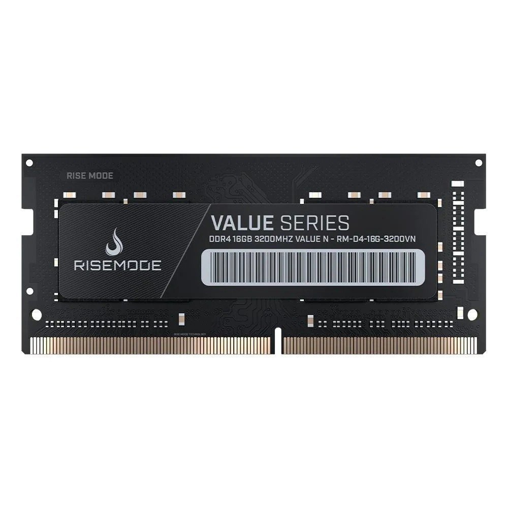 Memória RAM Para Notebook Rise Mode Value, 16GB, 3200MHZ, DDR4, CL22 🛒