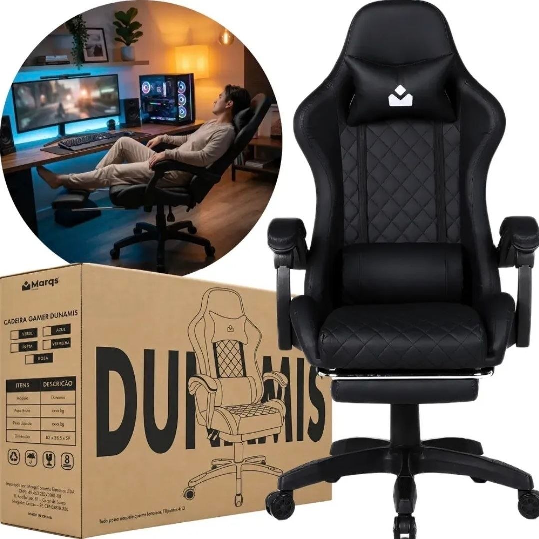 Cadeira De Escritorio Gamer Ergonômica Dunamis