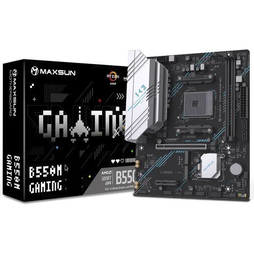 Placa Mãe MAXSUN MS-B550M Gaming WIFI Chipset B550 AMD AM4 mATX DDR4