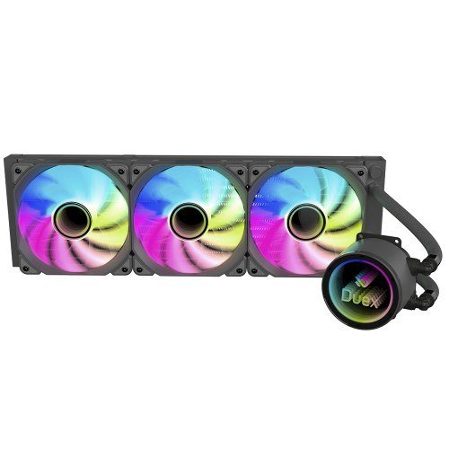 Water Cooler Duex Neo Mirror 360mm ARGB Preto DXWC360MIRROR