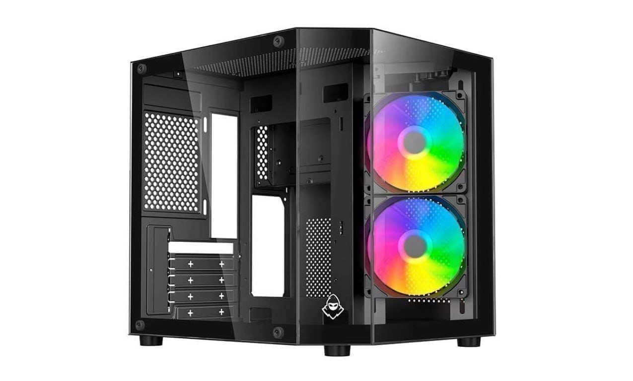 Gabinete Gamer Aquário Mancer CV700M Mini-Tower Lateral de Vidro Com 2 Fans Preto 🛒