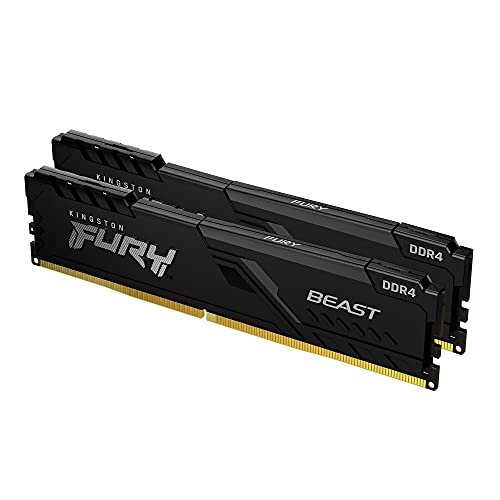 Kit de memórias Kingston KF432C16BBK2/16 FURY Beast Black 16GB (2 x 8GB) DDR4 3200Mhz