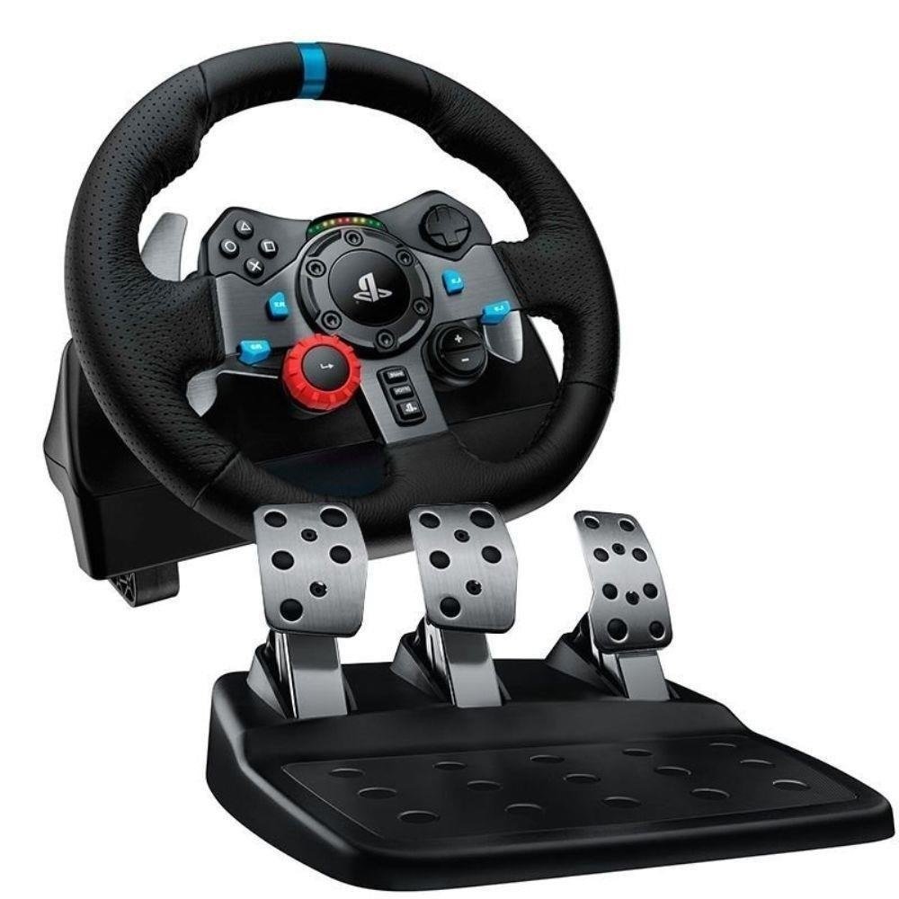 Volante de Corrida Driving Force c/ pedal Logitech G29 PS4