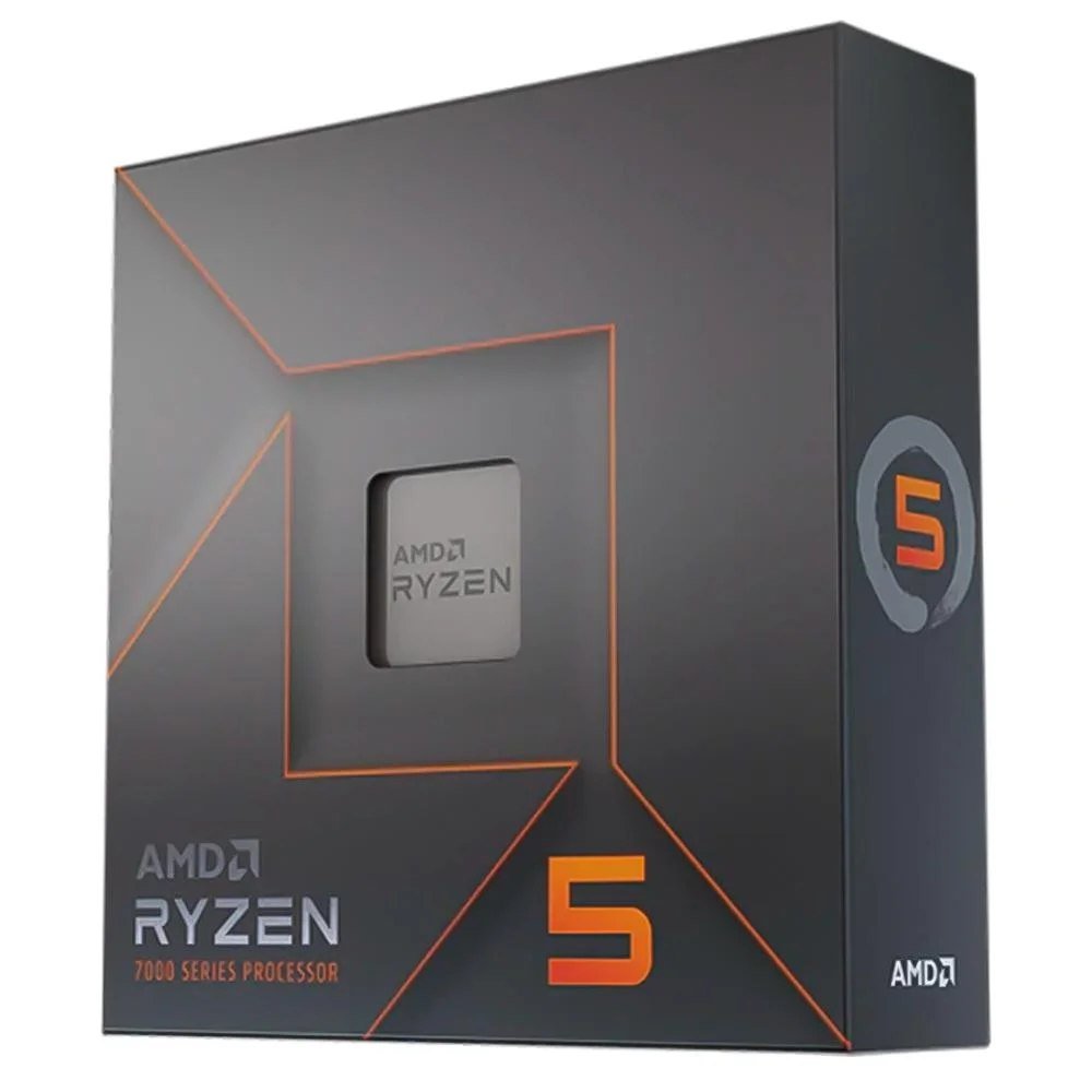 Processador AMD Ryzen 5 7600X, 5.3GHz Max Turbo, Cache 38MB, AM5, 6 Núcleos, Vídeo Integrado