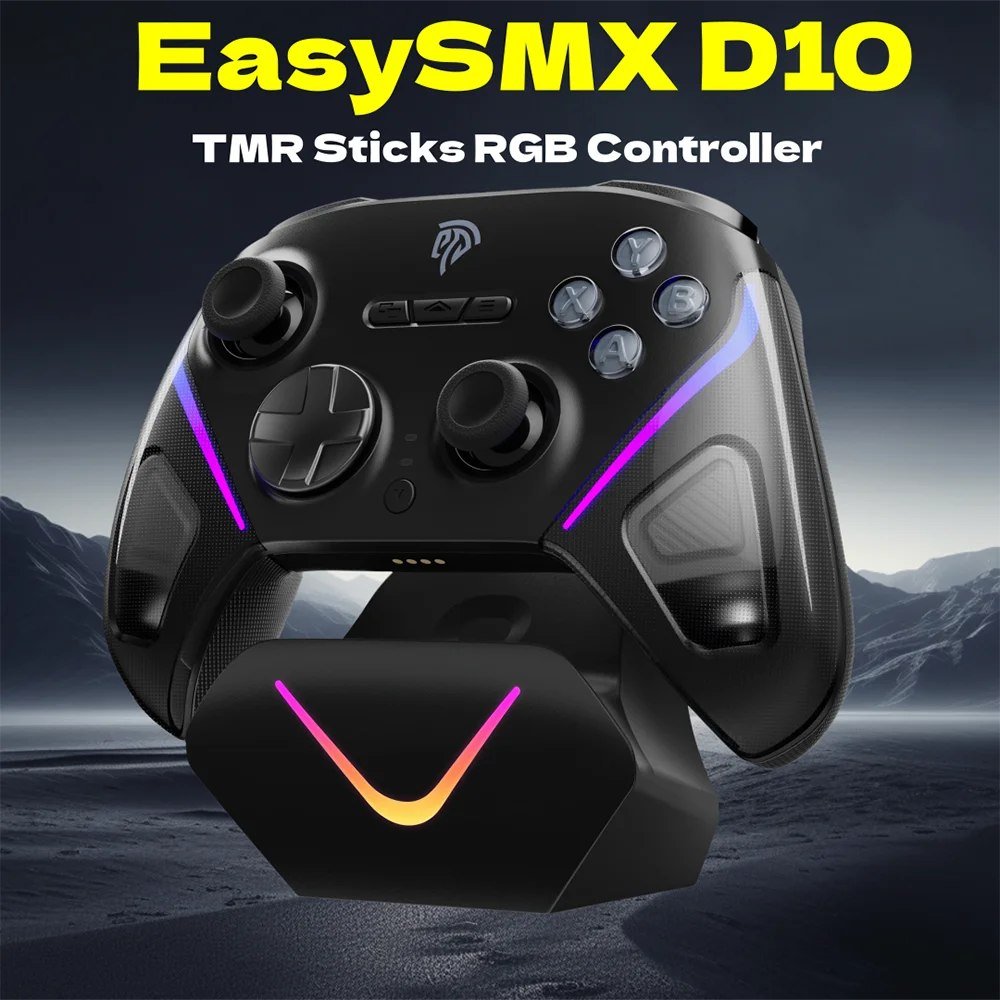 Controle sem fio EasySMX D10 com base de carregamento