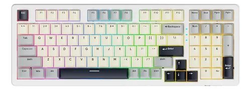 Teclado Mecânico Gamer Sem Fio Bluetooth Tri Mode Fire Phoenix Bk-f99 Pro