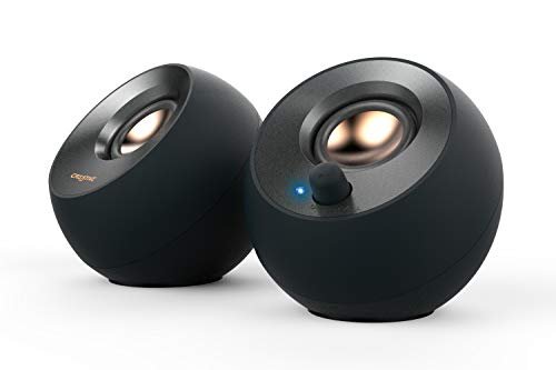 CAIXA DE SOM GAMER CREATIVE PEBBLE V2 PRETO